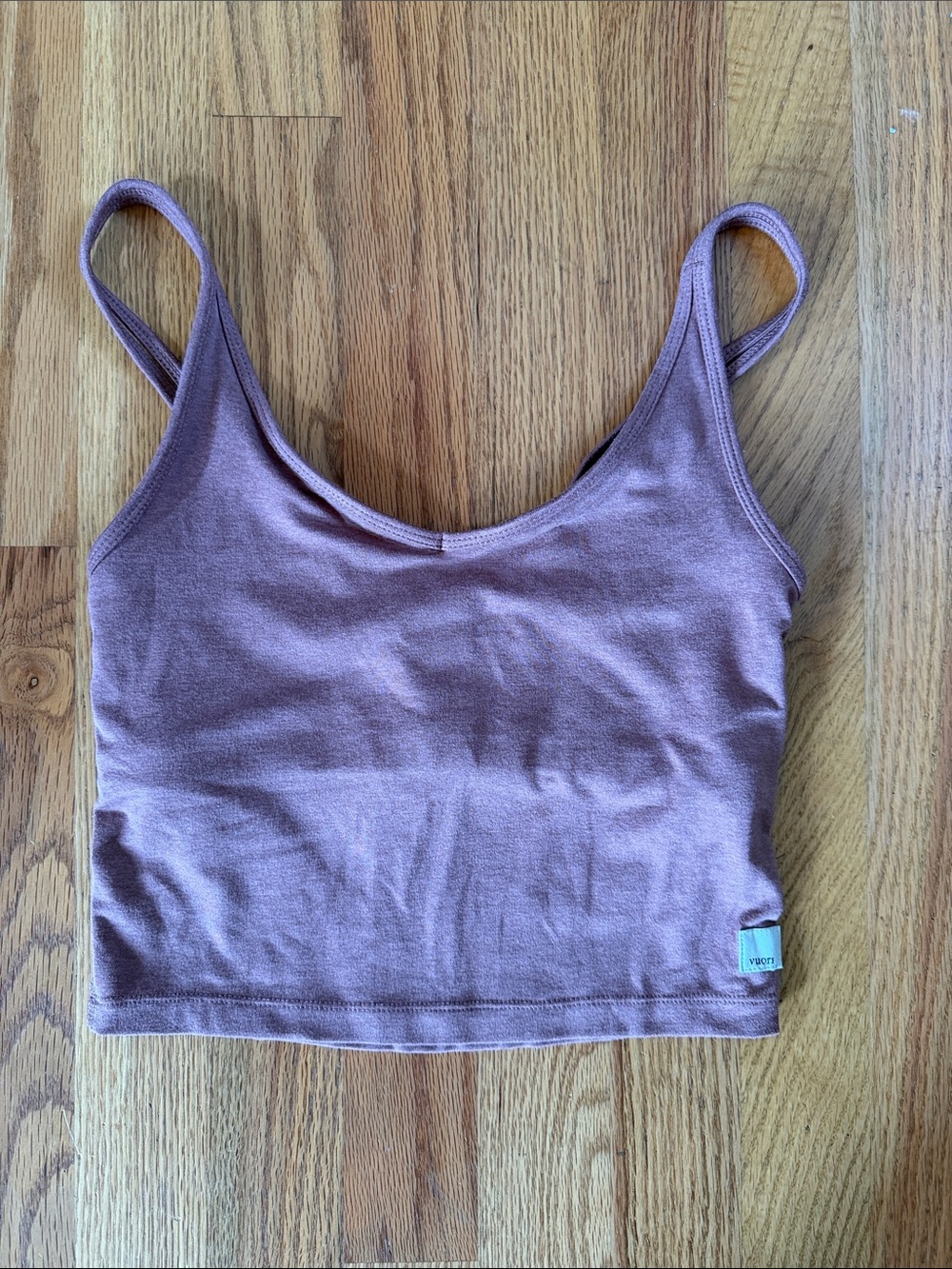 Vuori dusty rose Crop Bandeau Tank Top XS
